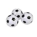 Hathaway Soccer Ball Style Foosballs (Pack of 3), Black/White