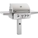 American Outdoor Grill 24 Inch Natural Gas Grill On In-Ground Post