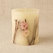 Rosy Rings Cherry Blossom Botanical Candle 4.5" x 5"