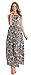 Dilanni Women Summer Print Beach Dress Plus Size Long Casual Bohemian Dresses