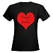 Fanfic Junkie Women's Black T-Shirt Women's dark t-shirt Women's Dark T-Shirt by CafePress - L Black
