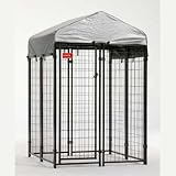 Lucky Dog 6'Hx4'Wx4'L Uptown Welded Wire Kennel