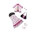 Barbie Fashion Outfit for Barbie & Friends - Pink and Black Dress / Jacket Outfit