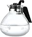 Medelco  12-Cup Glass Stovetop Whistling Kettle 