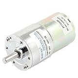 uxcell DCギヤモータ　ギアボックスモーター　高トルク永久磁石　DC 24V 0.33A　20 RPM