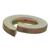 Crown Bolt 31452 7/16 Inch Yellow Zinc-Plated Grade 8 Lock Washers, 50-Count