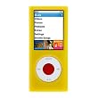 Solid Yellow Snap On Crystal Hard Cover Case for Apple Ipod Nano-Chromatic 8GB 16GB 4G 4th Generation