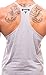 Iwearit Stringer Tank-Top (Grey-XL) Made in USA