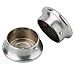 Knape & Vogt Closet-Pro HD CD-0017-BN Decorative Closet Pole End Caps, Brushed Nickel