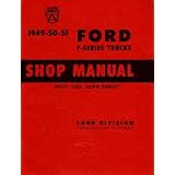 1949 1950 1951 1952 FORD PICKUP TRUCK Shop Manual 