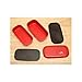 Urara Red Rabbit 2 Tier Japanese Bento Box by icn