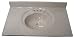 Tools & Hardware : Crane Plumbing Astra-Lav Cultured Marble Lavatory Vanity Top with Recessed Sink, Beige #8374-41