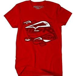 MSR Racing Scheme Men's Short-Sleeve Fashion Shirt - Red
