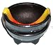 2 Pack Black Plastic Earthenware Salsa Bowls - 10 oz