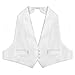 White Pique Vest & Bow Tie