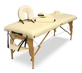 OneTouch Elite Series Massage Table with 2 Free Bolster Pillows Cream 4R
