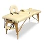 OneTouch Elite Series Massage Table with 2 Free Bolster Pillows Cream 4R