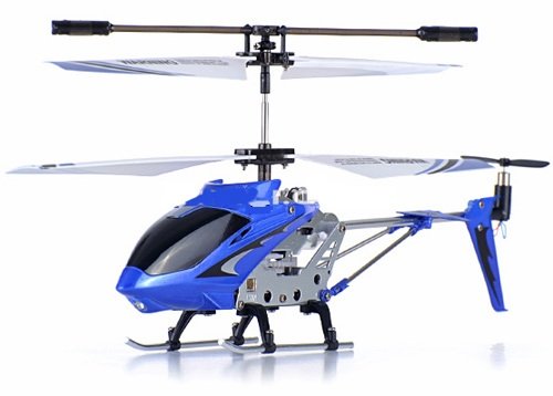 AIR SHARK 3 CHANNEL MINI INDOOR RC HELICOPTER W/ GYROSCOPE-BLUE AIR SHARK 3 CHANNEL MINI INDOOR RC HELICOPTER W/ GYROSCOPE-BLUE