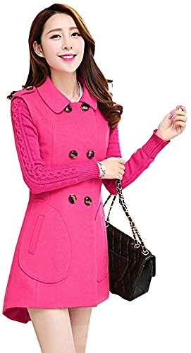 コート ウールコート ジャケット フレアー 斬新 カジュアル キュート エレガンス レディース 冬物 春物 可愛いスカーフ付き R768