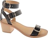 Lucky Women's Iness Dress Sandal,Black/Natural,6.5 M US