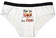 Pink Panther Kiss Me White Panty for women