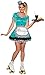 Forum Novelties Women's Betty Lou 50's Diner Waitress Costume, Blue, X-Small/Small