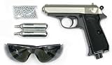 Walther PPK/S Silver Combo air pistol