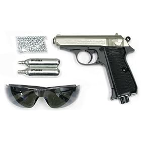 Walther PPK/S Silver Combo air pistol