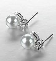 Faux Pearl Stud Earrings
