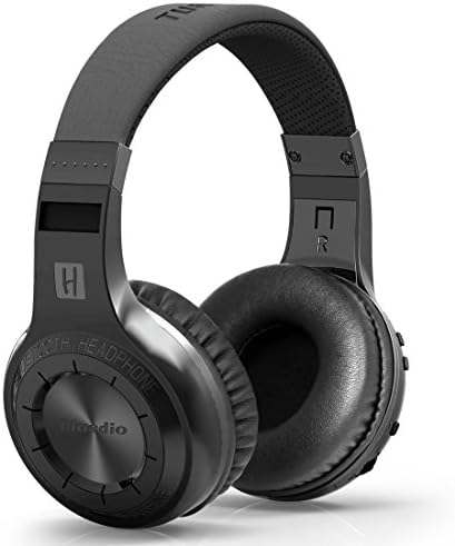 Bluedio H-turbine Bluetooth Stereo Headphone Wireless Headphones Bulit-in Microphone Bt4.1 Headset Powerful Bass Enjoy Your Music Over-ear Headphones -Retail Package Global Release (Black)