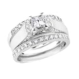 Kristall Couture Bridal Set 1 1/3ctw