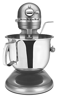 KitchenAid RKSM6573CU 6 Qt. Refurbished Professional Bowl-Lift Stand Mixer - Contour Silver