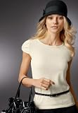Chadwicks Sculpture-Sleeve Sweater