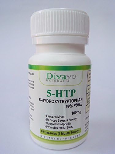 5-htp 100 Mg 60 Capsules-helps to Improve Your Overall Mood, Increases Appetite Control,aids in Relaxation &amp; Sleep