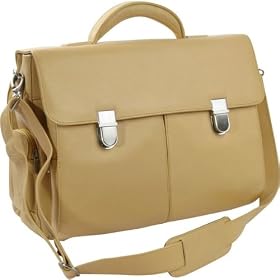 Royce Leather Cosmopolitan Computer Brief