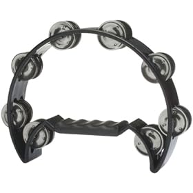 Stagg TAB2BK Cutaway Tambourine 16 Jingle - Black
