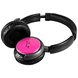 MusicMan TXX3789 BassHead Stereo-Kopfh�rer (Akku, MP3-Player, FM Radio und MicroSD Kartenslot) pinkvon "Technaxx Deutschland..."
