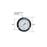 FM44209 長野計器 (NKS) 普通形圧力計 D枠埋込型（60mm） 【0.0～10.0MPa】