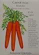 Carrot Asian Kuroda Heirloom Seeds 275 Seeds