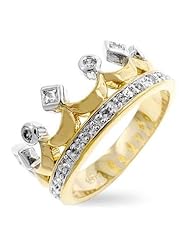 Two Tone Crown Ring