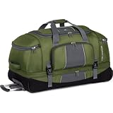 High Sierra El Series Luggage, Amazon/Tungsten, 34-Inch (Wheeled Drop Bottom Duffel)