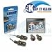 Hudson Country Club Eight Series 47 LED LICENSE PLATE LIGHT BOLTS W CHROME HEAD