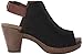 Dansko Women's Reggie Peep-Toe Bootie, Black Milled Nubuck, 39 EU/8.5-9 M US