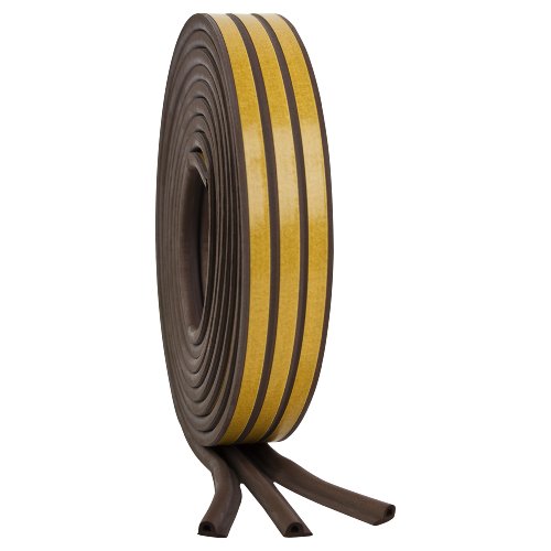tesa 05395-00101-00 tesamoll Classic P-Profil-Gummidichtung braun