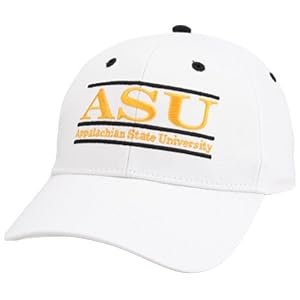 Appalachian State Mountaineers Hats : The Game Appalachian State Mountaineers White 3D Bar...