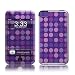 Dots Purple Design Apple iPod Touch 2G (2nd Gen) / 3G (3rd Gen) Protector Skin Decal Sticker