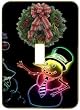 Light Switchplate Cover - Single Toggle - Metal-Designer Switch Plate: Christmas - Xmas - (SCSXM-001)