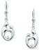 Mother and Child SS Oval Lever Back Earrings .03ct Diamonds from Janel Russel