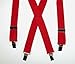 Solid Color 1 Inch Wide Elastic Children's Suspenders