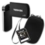 TOSHIBA S40 Cam�scope FULL HD + Etui + SD 4 Go